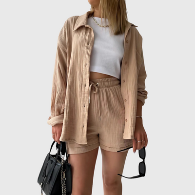Dakota | Shorts-Set aus Baumwolle