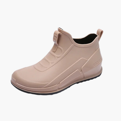 Damen Slipper Stiefel mit geschlossenem Schaft