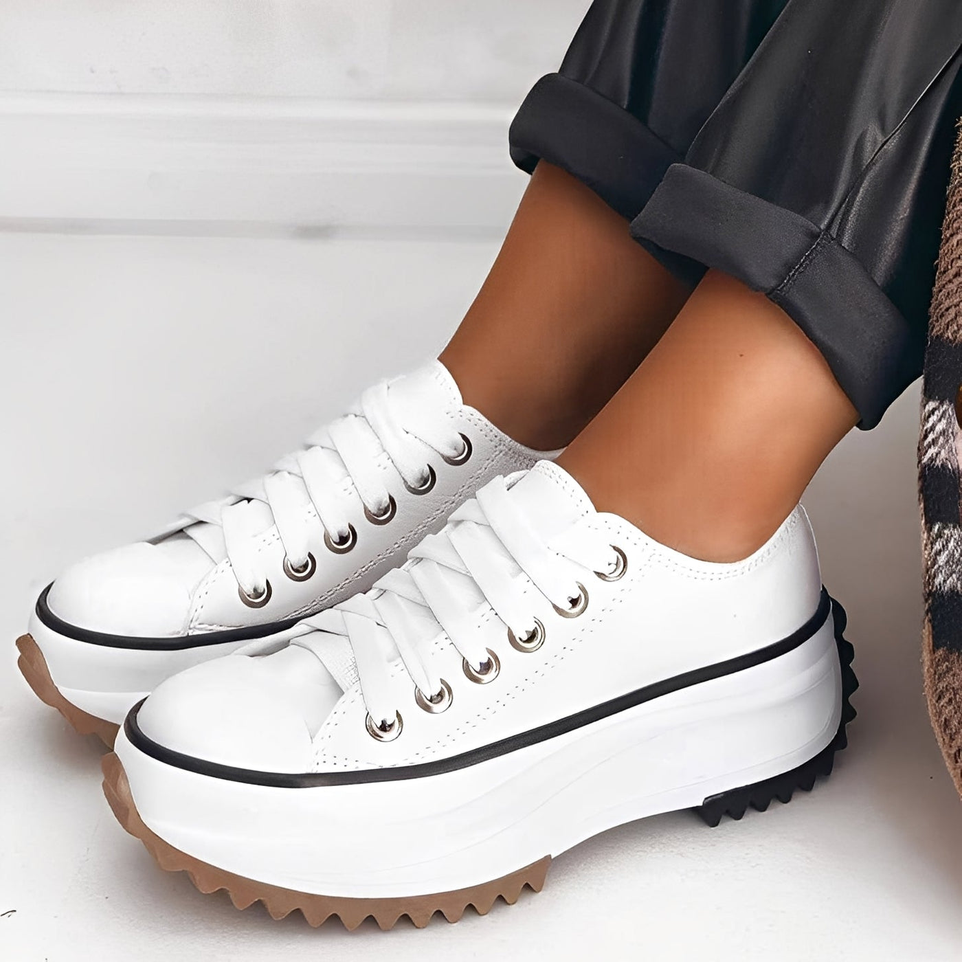 Damen Freizeitschuhe Mit Dicker Sohle