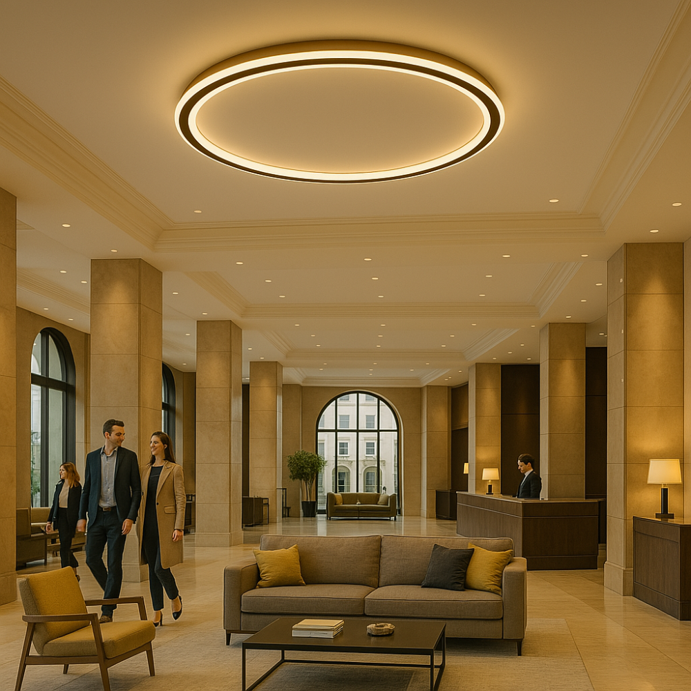 Dimmbare Skandi LED Deckenleuchte