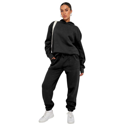 Damen Jogging Set Mit Kapuze Im Lässigen Stil