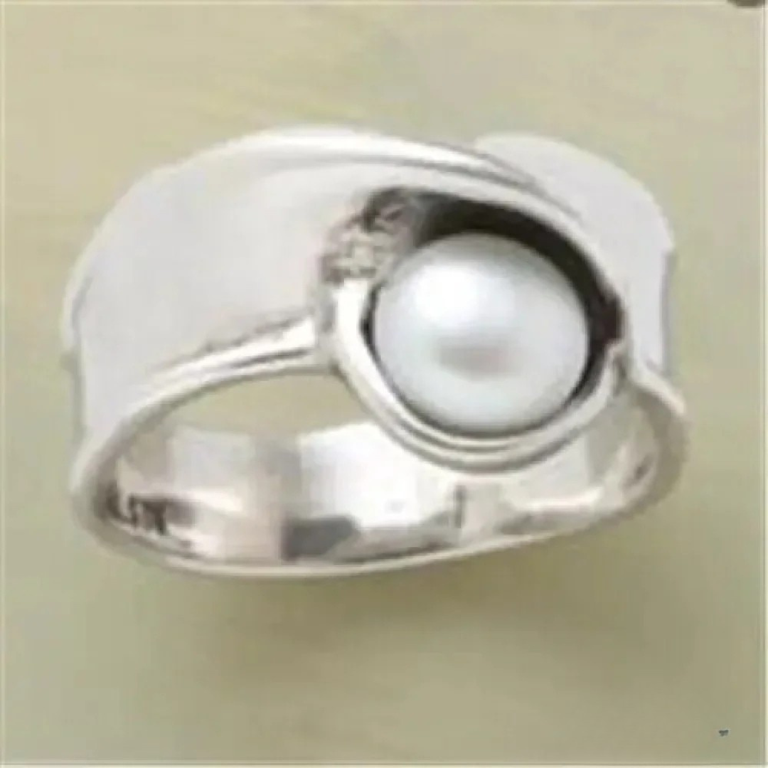 Vintage Perleninlay-Ring