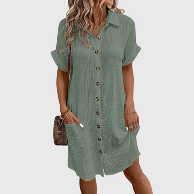 Camila | Kleid aus Leinenmix
