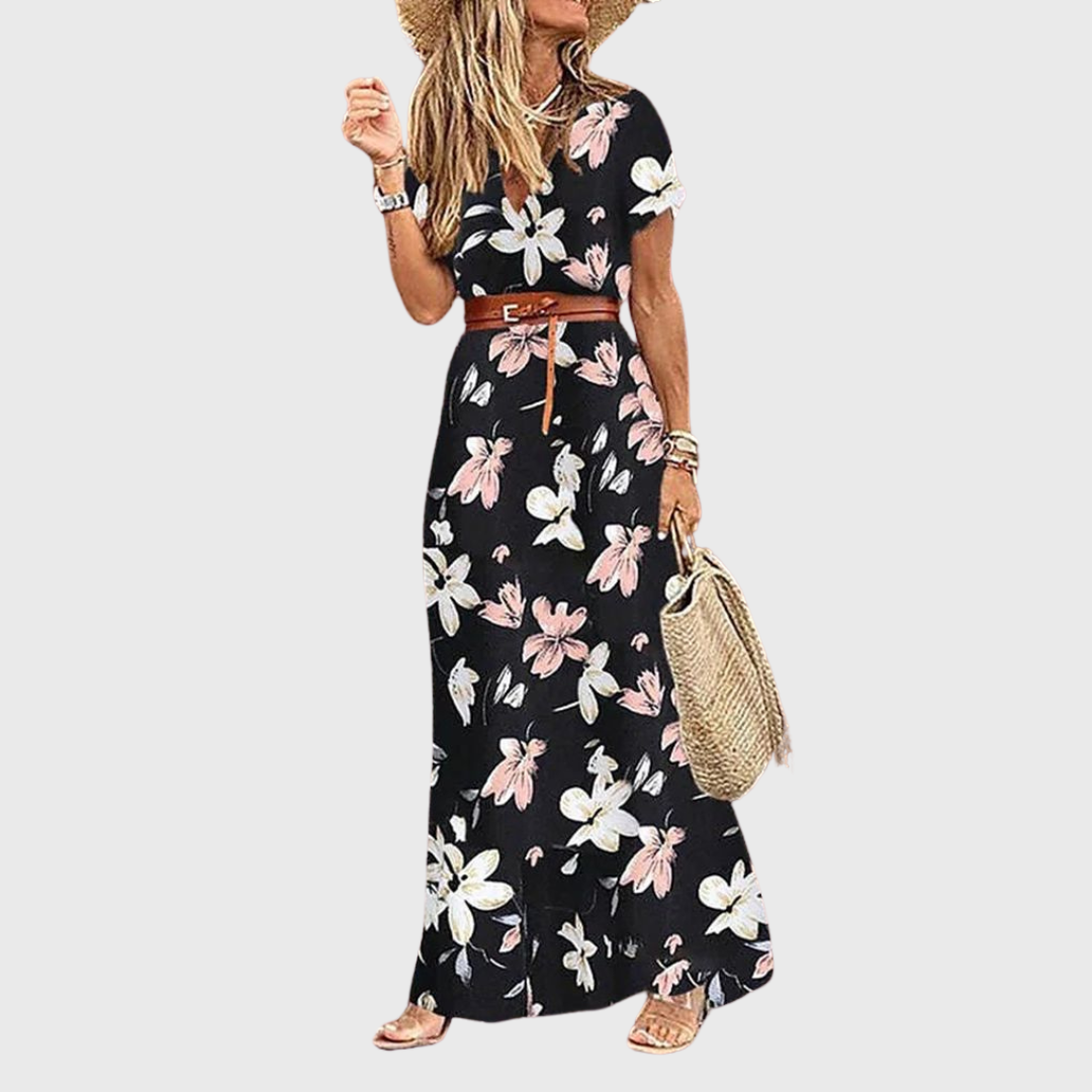 Brooklyn | Kleid mit Detailstoff