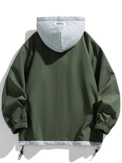 Carson – Lässige Kapuzen Jacke Mit Tasche