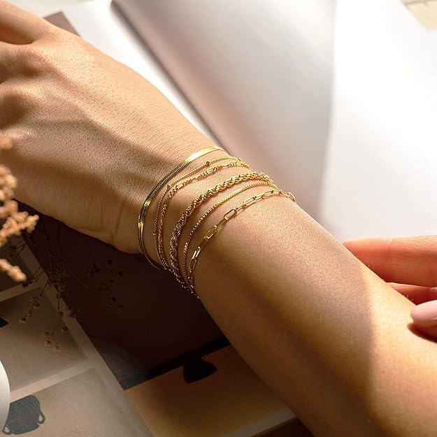 Vernetta™ | Gold Armband Set