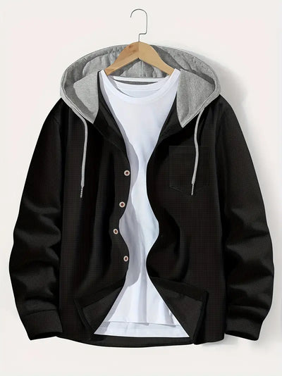 Nicolas - Lässige Jacke Mit Langen Ärmeln