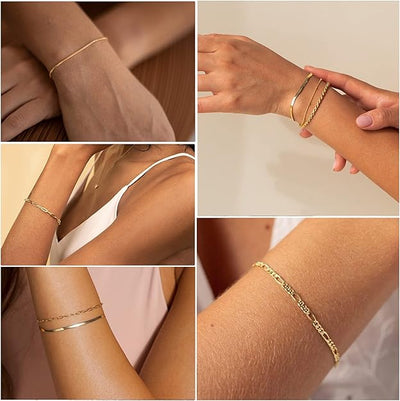 Vernetta™ | Gold Armband Set