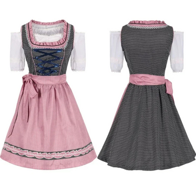 Damen Dirndl Kleid mit modernem Schnitt | Trachtenstil in Midilänge
