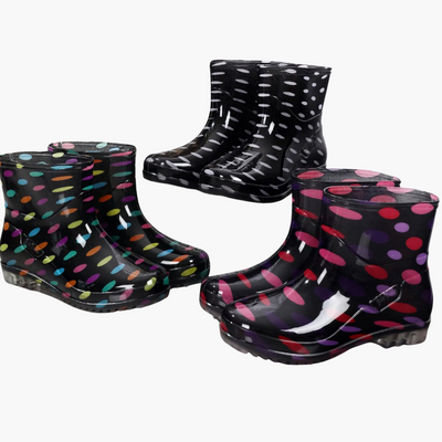 Damen Stiefeletten mit bedrucktem Schaft