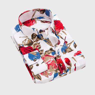 Miles | Hemd mit maritimem Print