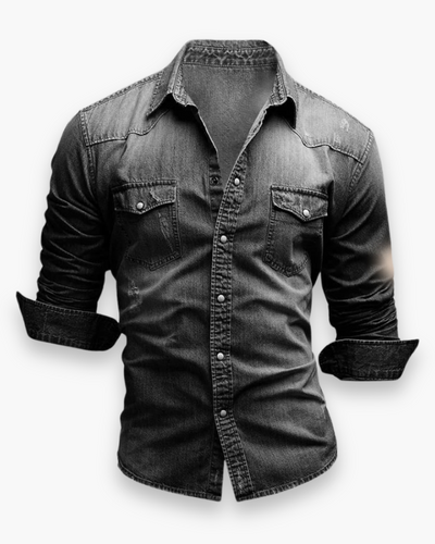 Herren Lässiges Denim Hemd | Zeitlos Elegant