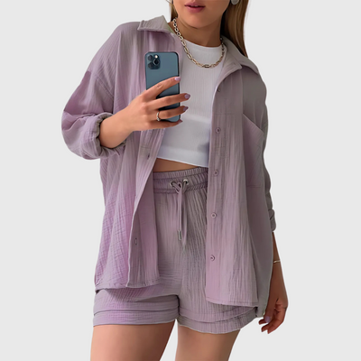 Dakota | Shorts-Set aus Baumwolle