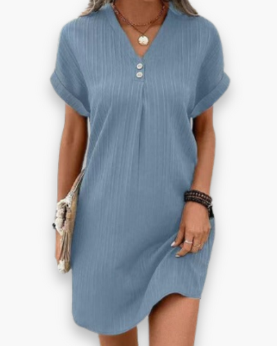 Damen Elegantes V-Ausschnitt Kleid | Mini Festliche Kleider