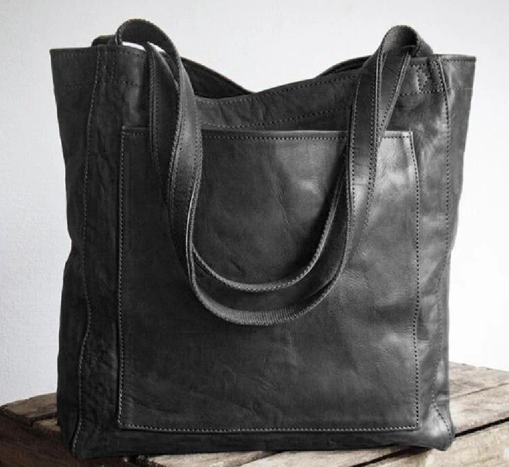 Elsbetha® | Klassische Leder Schultertasche