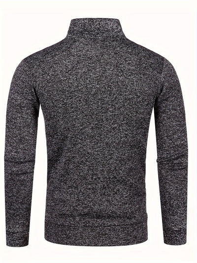 Grzegorz – Langärmelige Strickjacke Mit Reißverschluss