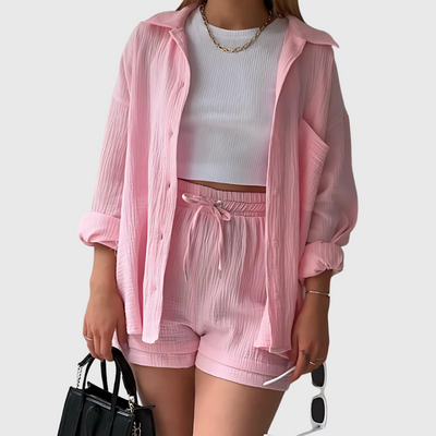 Dakota | Shorts-Set aus Baumwolle