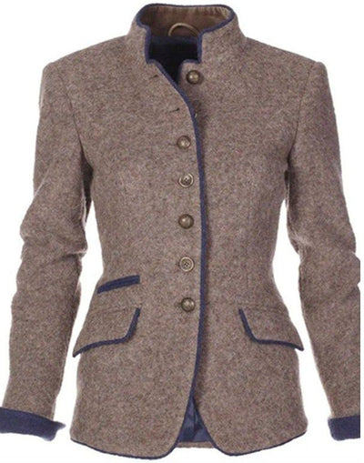 Übergangsjacke Damen Elegant Kurz | Zeitloser Blazer-Stil