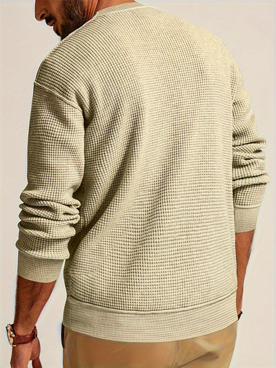 Renaud – Langärmliges Hemd mit Waffelmuster