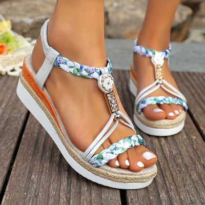 Tasia - Bequeme Sandalen Mit Keilabsatz