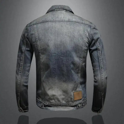 Herren Jeansjacke Mit Klassischem Denim Design