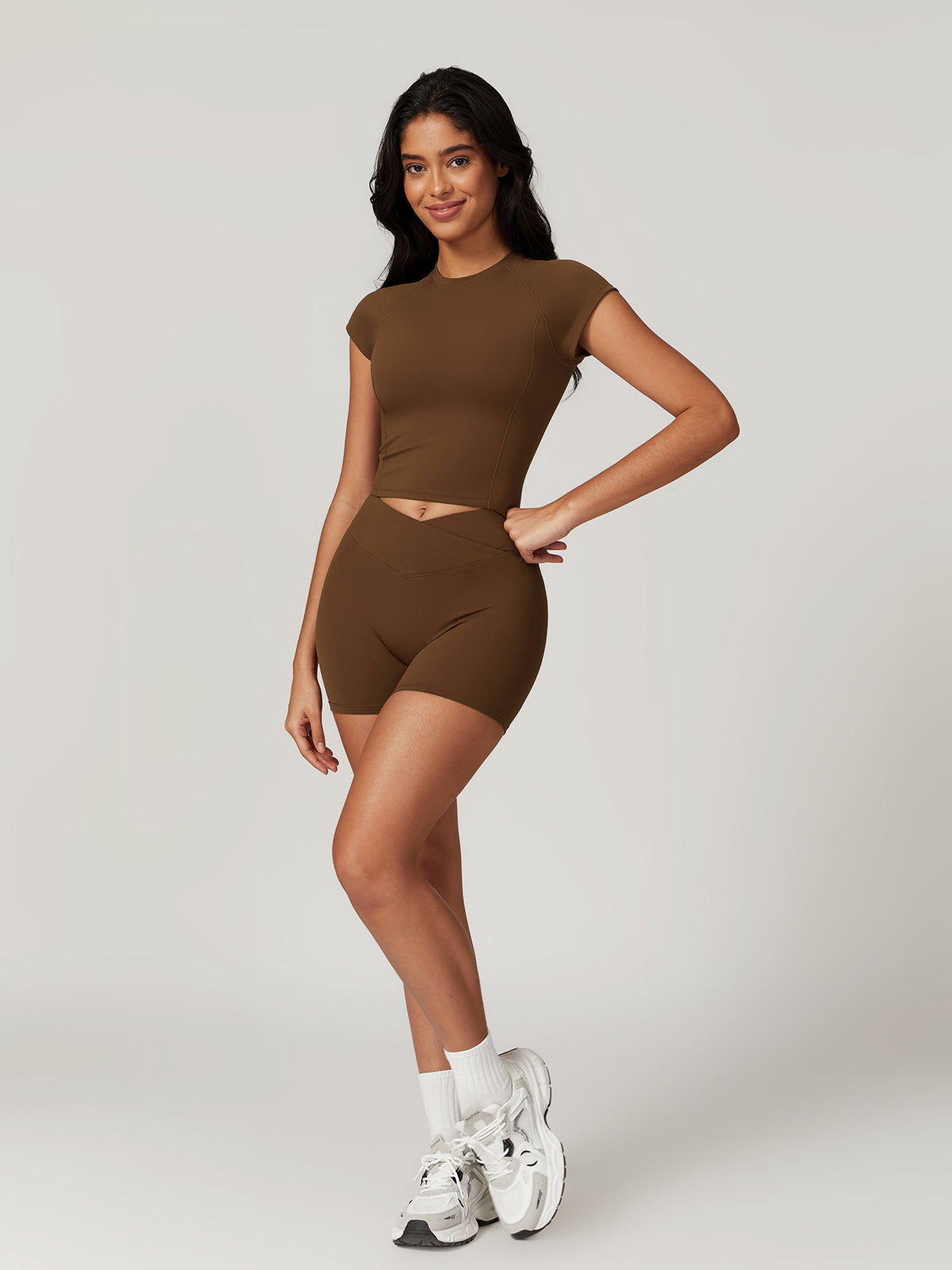 Damen Sportshirt aus recyceltem Material – Atmungsaktiv & Schnell trocknend