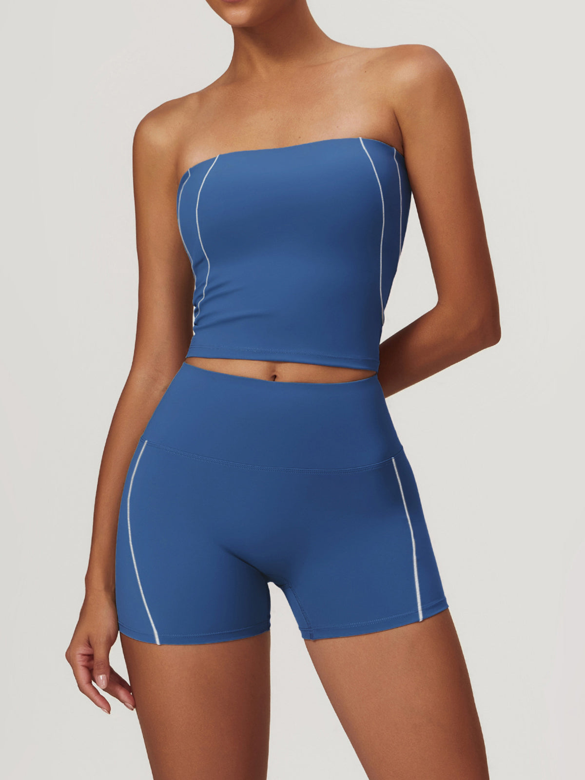 Nahtlose High-Waist Sportshorts