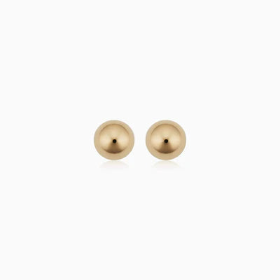 Ball™ | Goldene Ohrstecker