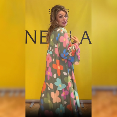 Lunie | Elegantes Blumenkleid