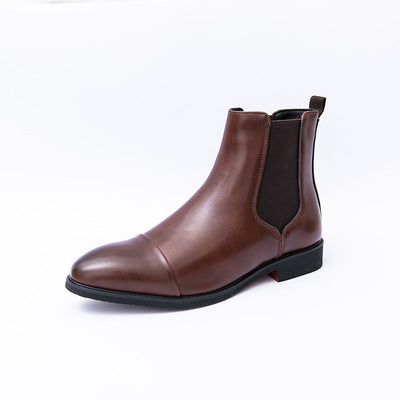 Faringdon | Herren Chelsea Stiefeletten Sleek Fit mit Cap-Toe & elastischen Seiteneinsätzen