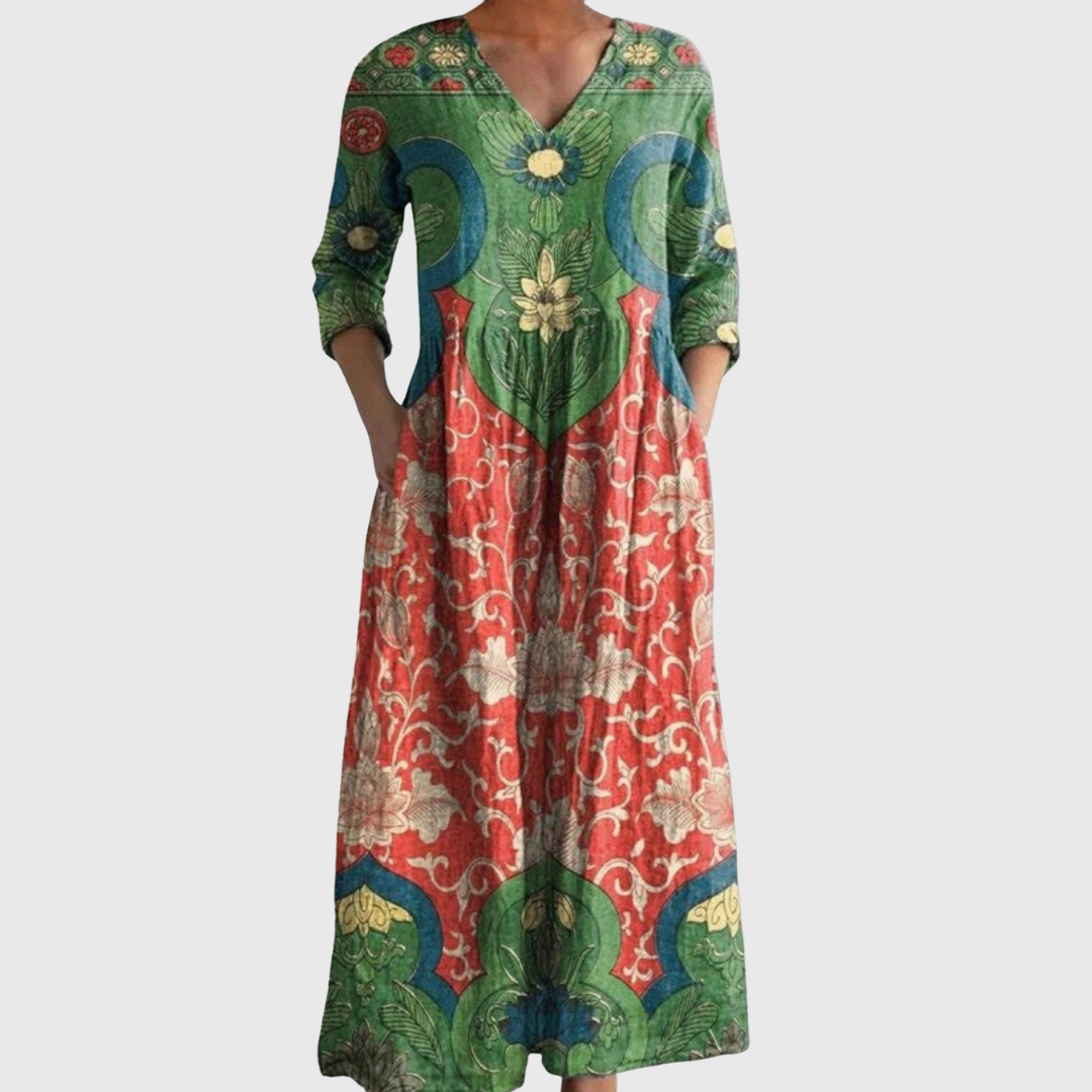 Beatriz | Maxikleid mit Blumenzauber