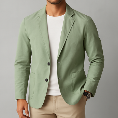 Herren Blazer Mit Knopfleiste Im Klassischen Design