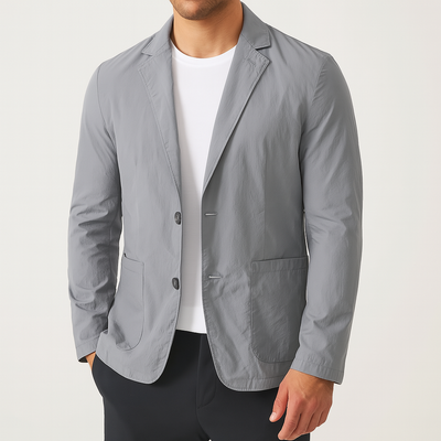 Herren Blazer Mit Knopfleiste Im Klassischen Design