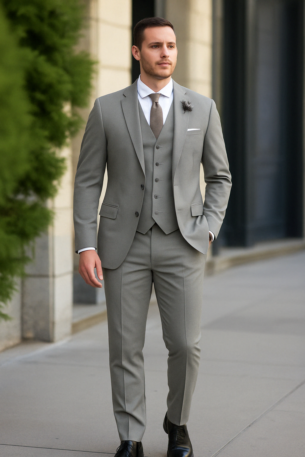 Sahari – Klassischer Dreiteiliger Herrenanzug mit Stil und Eleganz