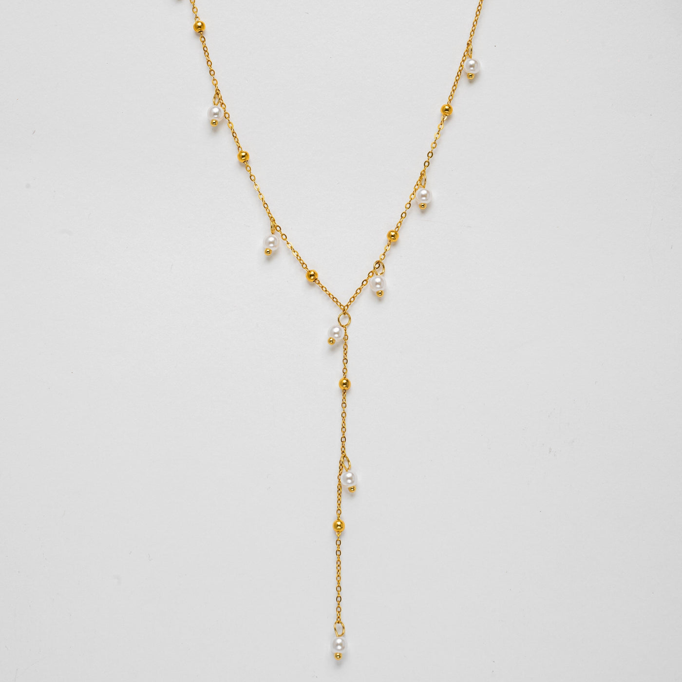 Elegante Perlenanhänger-Halskette