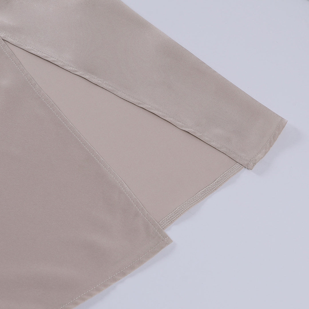 Sahari – Elegantes Midi-Kleid mit Rückenausschnitt