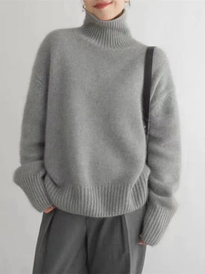 Amaya - Eleganter weicher Rollkragenpullover