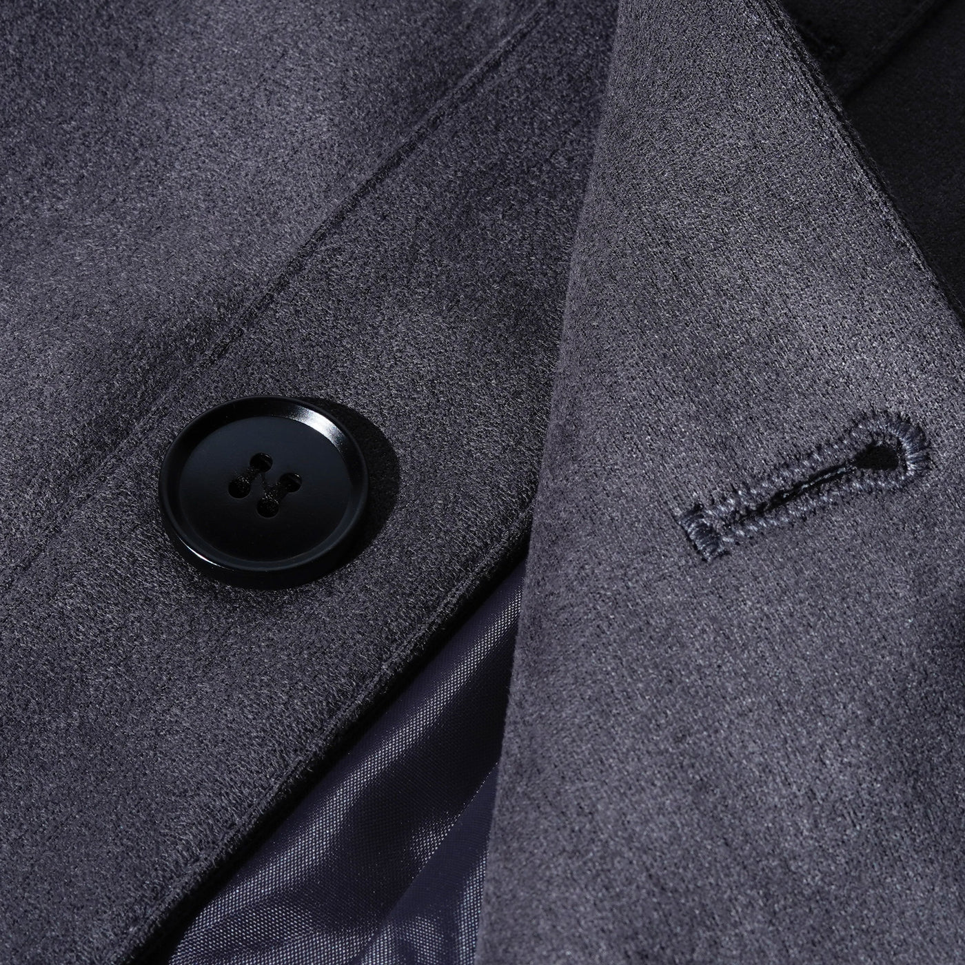 Herren Freizeitjacke Mit Stehkragen Und Knopfleiste