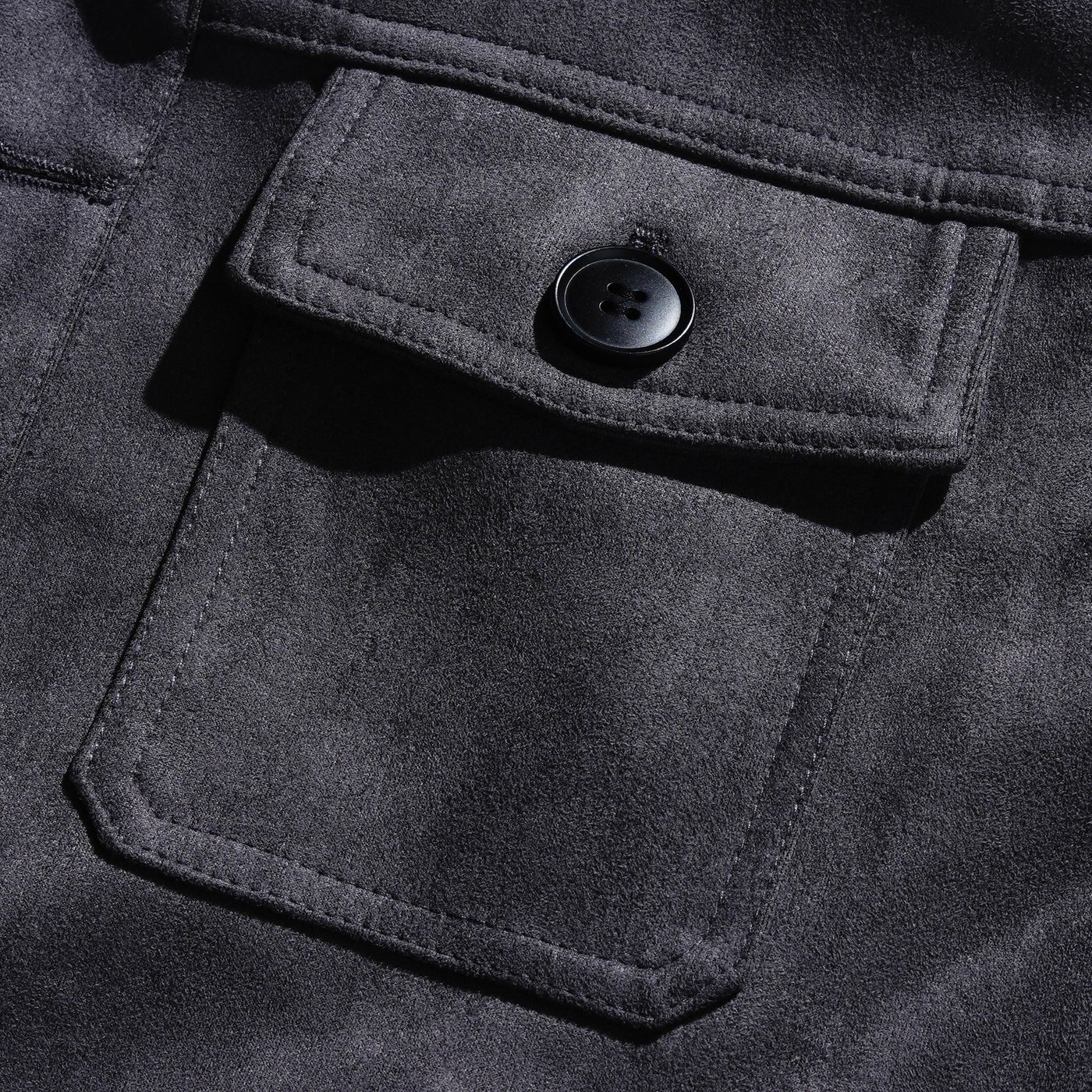 Herren Freizeitjacke Mit Stehkragen Und Knopfleiste