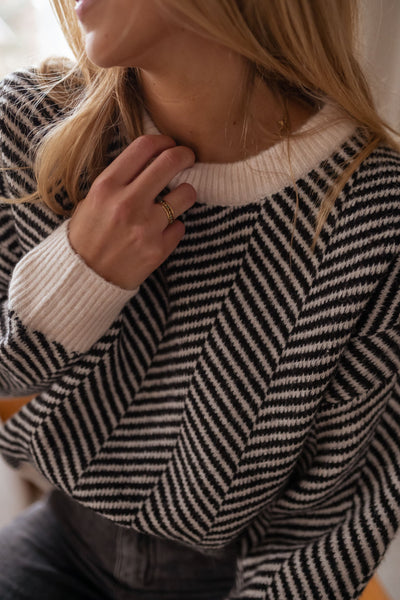 Lenya™ | Gemusterter Strickpullover