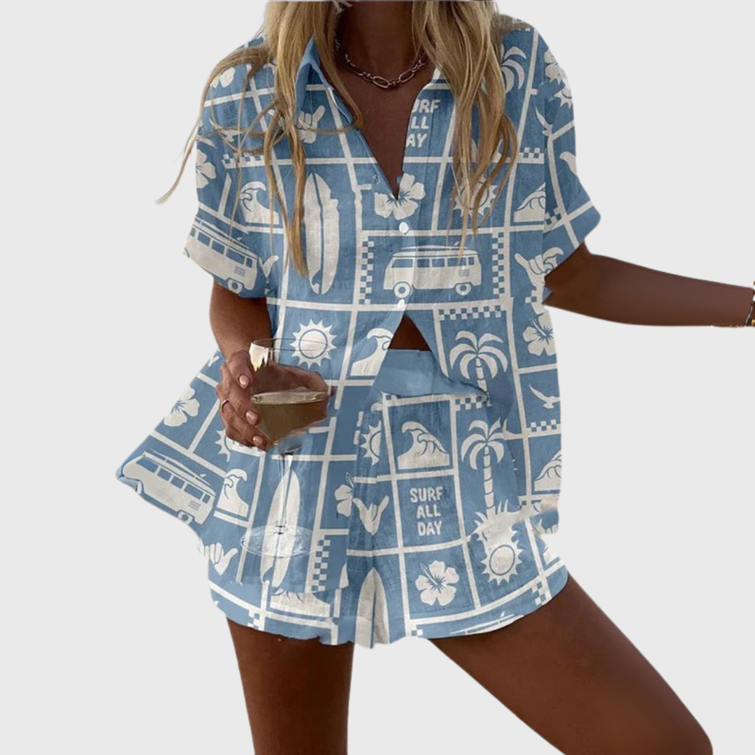 Daisy | Set kurz mit Caravan-Flair