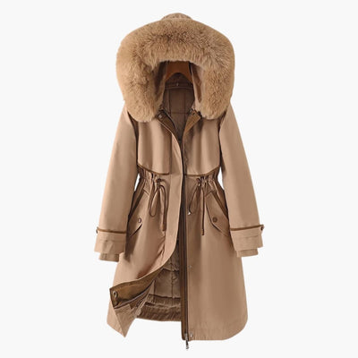 Damen Parka Jacke mit Kapuze