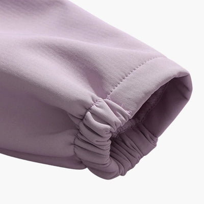 Damen Softshelljacke mit Kapuze und Reißverschluss