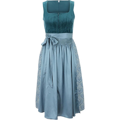 Damen Trachtenkleid Vintage Stil Hochwertiger Stoff für Oktoberfest