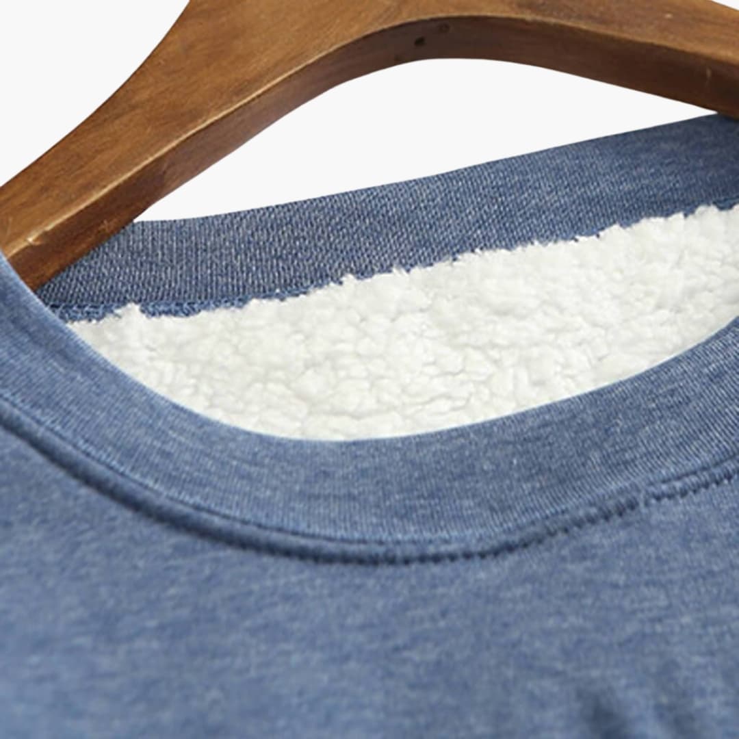 Damen Pullover mit Rundhalsausschnitt und langen Ärmeln