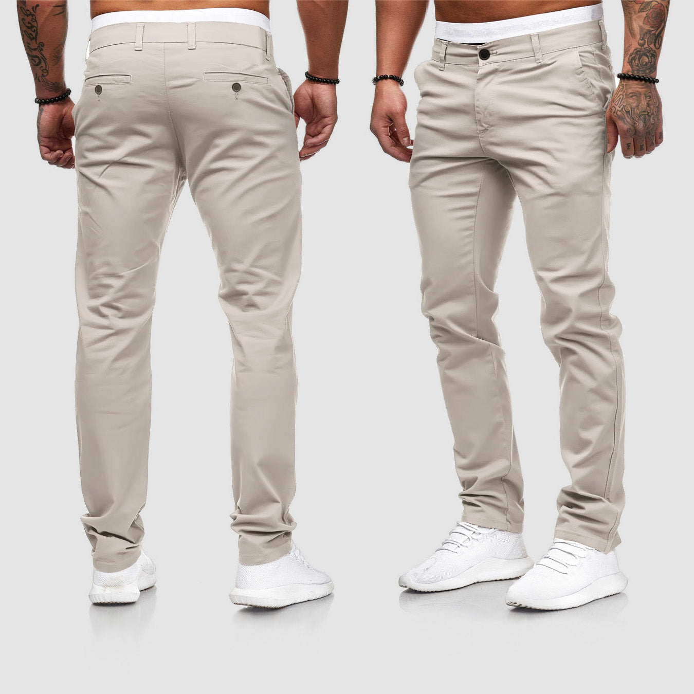 Sahari – Slim Fit Hose mit Stretchkomfort