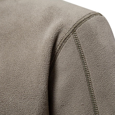 Evan | Herren Strickpullover mit Reißverschluss & Stehkragen, Warm Gefüttert & Stilvoll