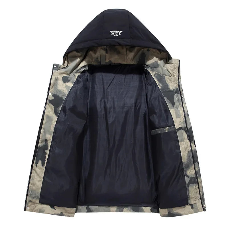 Taktische Outdoor Pufferjacke mit Kapuze