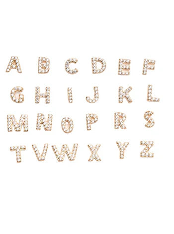 Initial™ | Goldene Einzelohrringe