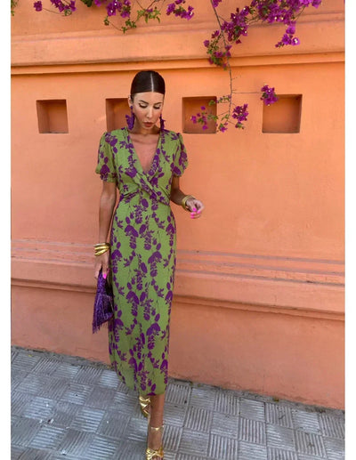 Melys | Robe élégante imprimée